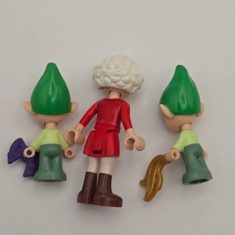 LEGO Mrs. Claus & 2 Elves Minifigures Friends Christmas Holiday